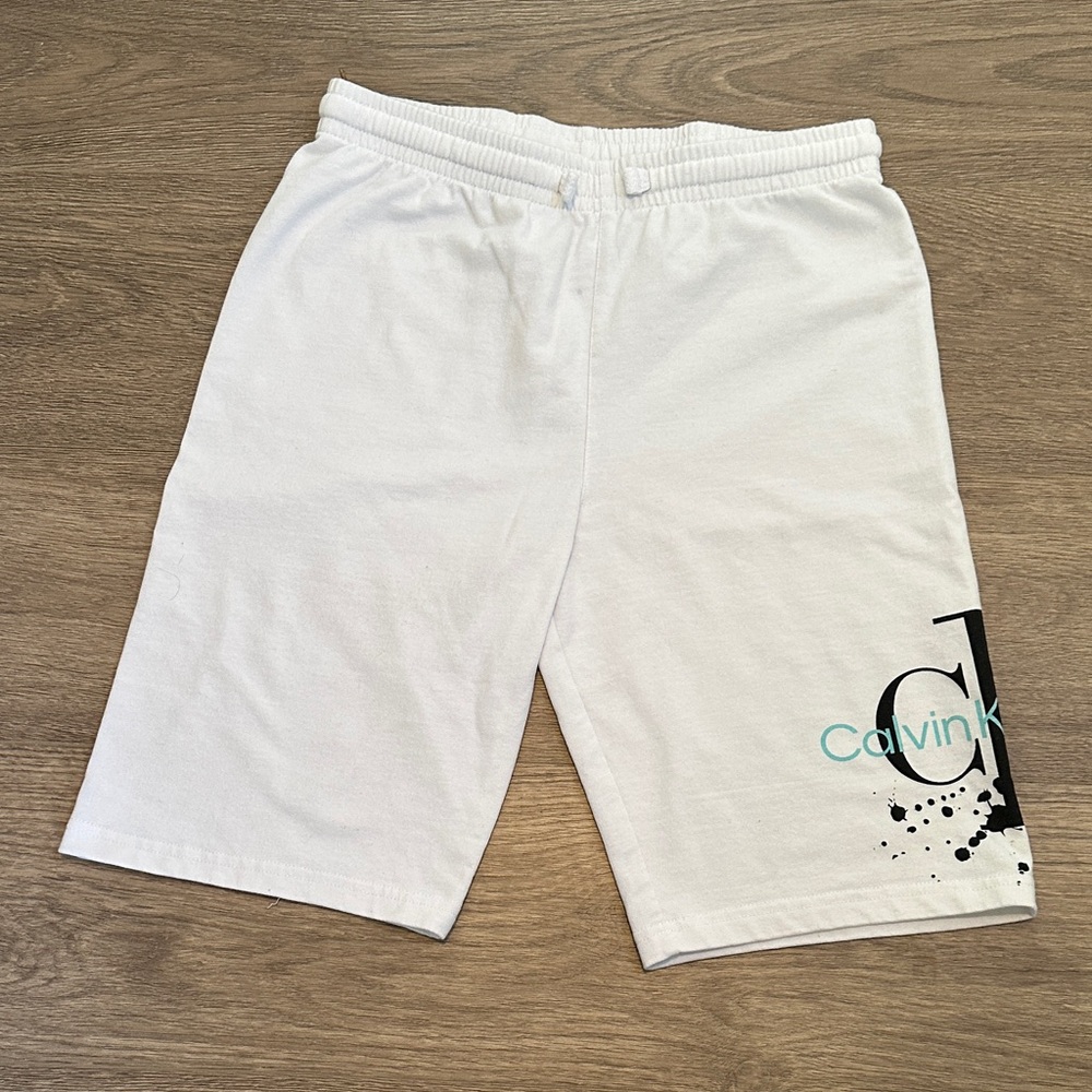 Calvin Klein White Athletic Men's Shorts